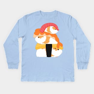 Guinea Pig Sushi Kids Long Sleeve T-Shirt